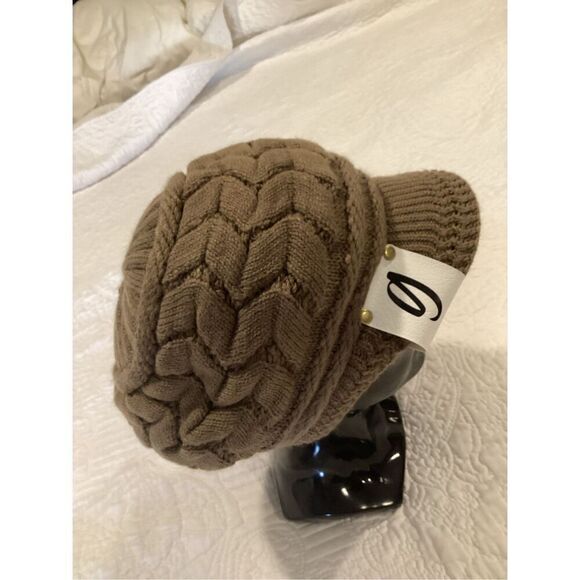 Beret Winter Warm Baggy Beanie Knit Crochet Hat - Picture 3 of 8